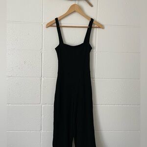 REFORMATION Jeans Ribbed Knit Jumpsuit with slight flare